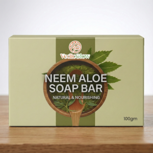 Neem Aloe Soap for Clear Skin – Vedic Glow 100g
