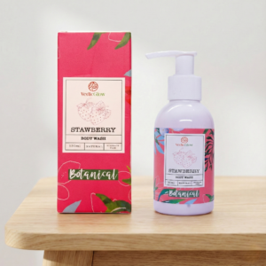 Strawberry Shower Gel for Glowing Skin – Vedic Glow 120ml